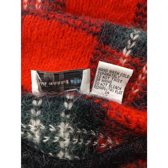 Vintage Paul Harris womens small sweater mohair red Christmas dolman sleeve - Picture 6 of 6
